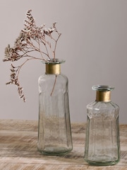 Nkuku Brass Chara Hammered Large Bottle - Image 3 of 4