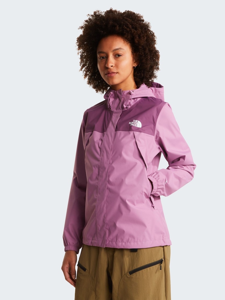 The North Face Purple Antora Waterproof Jacket - Image 1 of 5 The North Face Purple Antora Waterproof Jacket - Image 1 of 5