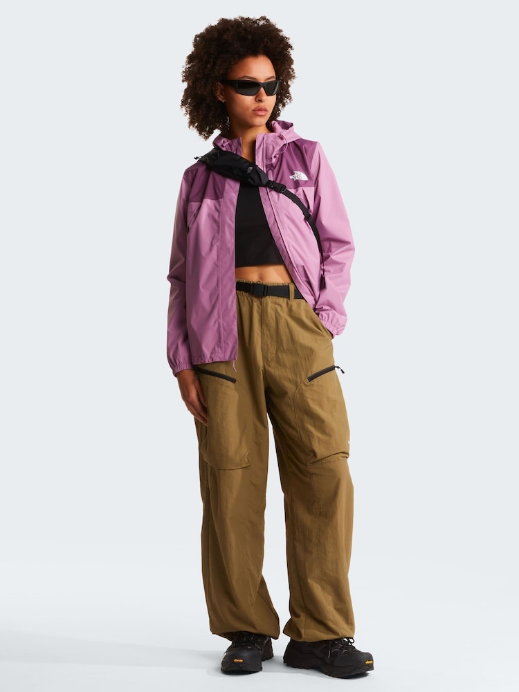 The North Face Purple Antora Waterproof Jacket - Image 2 of 5 The North Face Purple Antora Waterproof Jacket - Image 2 of 5