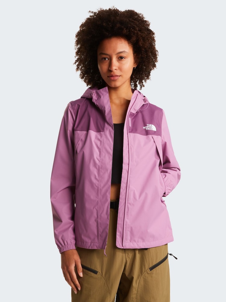 The North Face Purple Antora Waterproof Jacket - Image 5 of 5 The North Face Purple Antora Waterproof Jacket - Image 5 of 5
