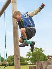 Start-Rite Black Wide Fit Parker Double Rip-Tape Smart School Shoes - Image 7 of 8