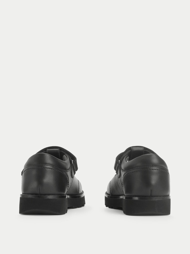 碳黑色 - Start-Rite Locket Shiny T-Bar Rip-Tape Chunky School Shoes - 圖片 6,共 6 碳黑色 - Start-Rite Locket Shiny T-Bar Rip-Tape Chunky School Shoes - 圖片 6,共 6