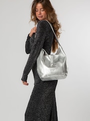 Cultured London Leilani Leather Shoulder Bag - Image 6 of 9
