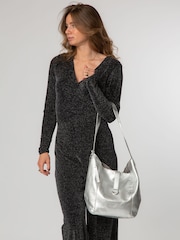 Cultured London Leilani Leather Shoulder Bag - Image 7 of 9