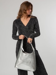 Pure Luxuries London Metallic Nina Leather Shoulder Bag - Image 3 of 6