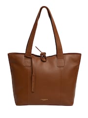 Pure Luxuries London Windsor Leather Brown Tote Bag - Image 1 of 8