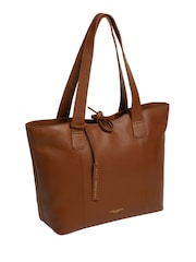 Pure Luxuries London Windsor Leather Brown Tote Bag - Image 2 of 8