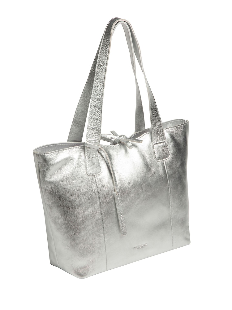Pure Luxuries London Metallic Windsor Leather Tote Bag - Image 2 of 9