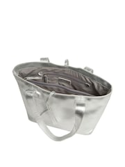 Pure Luxuries London Metallic Windsor Leather Tote Bag - Image 4 of 9