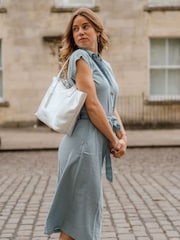 Pure Luxuries London Metallic Windsor Leather Tote Bag - Image 9 of 9