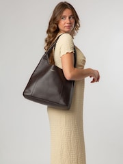 Pure Luxuries London Nina Leather Shoulder Bag - Image 5 of 5