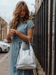 Pure Luxuries London Metallic Colette Leather Handbag - Image 2 of 9