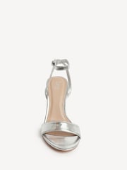 Linzi Silver Trance Block Heel Sandals - Image 5 of 6