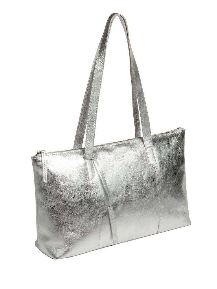 Cultured London Marlowe Leather Tote Bag - Image 2 of 9