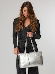 Cultured London Marlowe Leather Tote Bag - Image 7 of 9