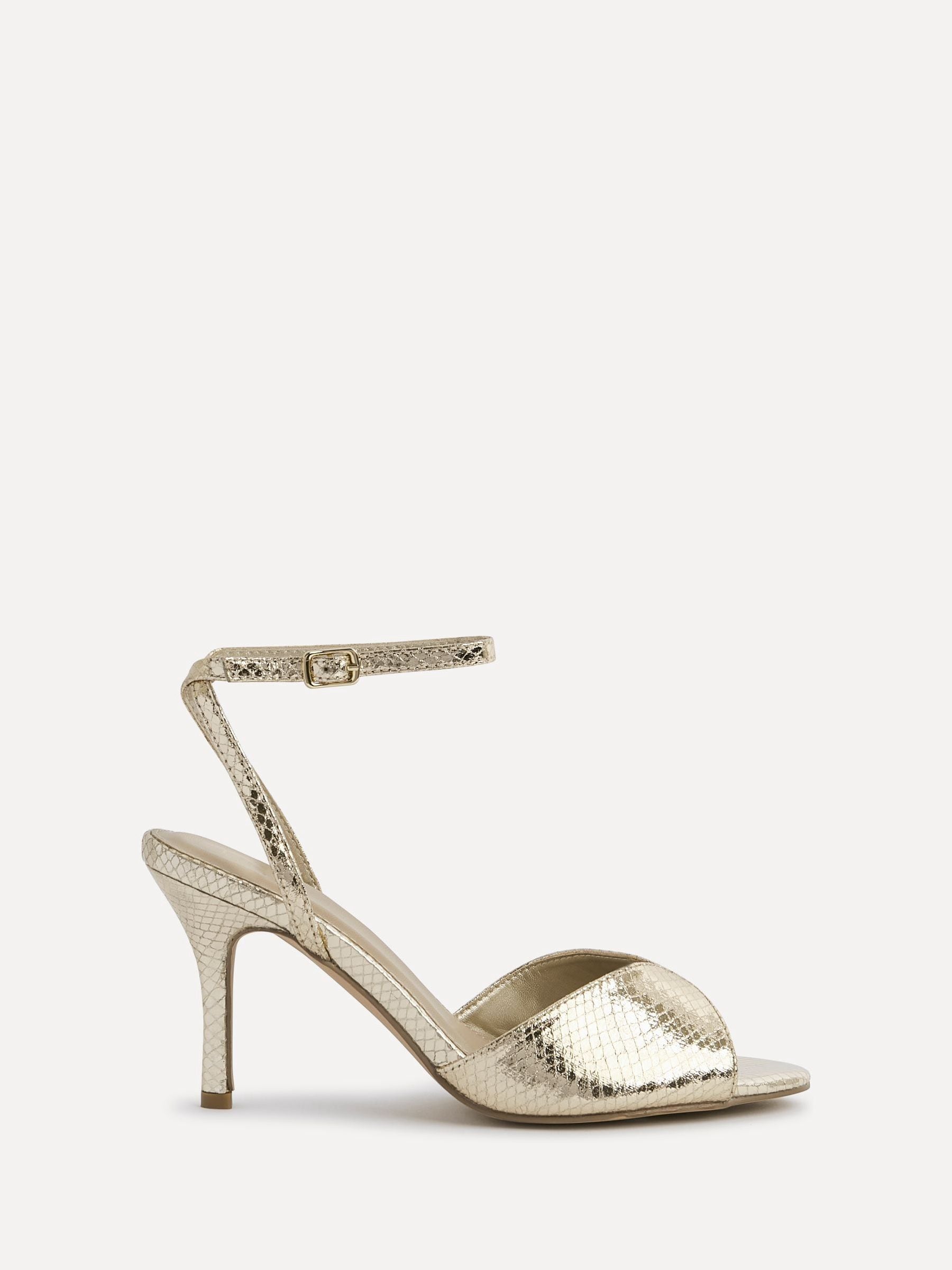 Buy Linzi Gold Parlour Peep Toe Stiletto Heel Sandals from Next Canada