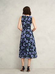 Hobbs Blue Petite Carly Dress - Image 2 of 4