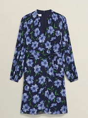 Hobbs Blue Gracie Dress - Image 4 of 4
