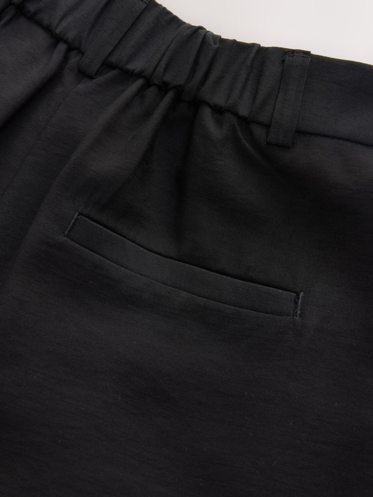 Black Tailored Bermuda Shorts - Image 8 of 8