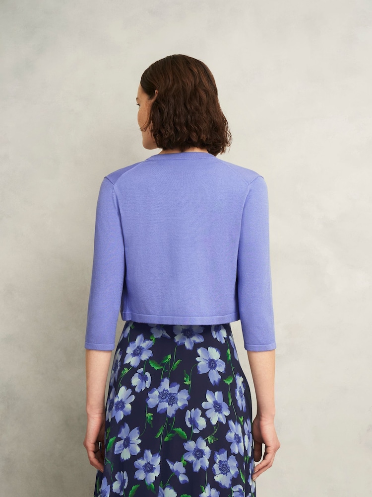 Hobbs Navy Blue Carrie Bolero - Image 2 of 4