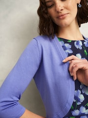 Hobbs Navy Blue Carrie Bolero - Image 3 of 4