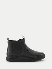 Start-Rite Kids Energy Zip Up Chelsea Inspired Ankle Black Boots - Image 1 of 5