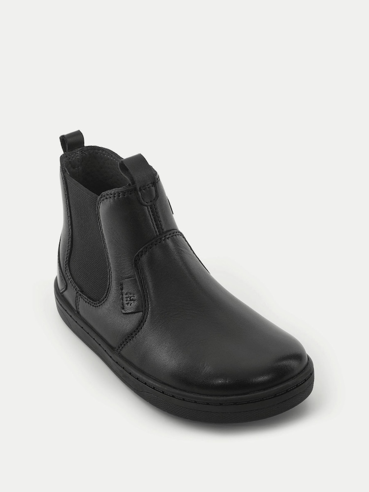 Start-Rite Kids Energy Zip Up Chelsea Inspired Ankle Black Boots - Image 2 of 5