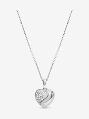 Simply Silver Silver Tone Micro Pave Pendant - Image 1 of 1