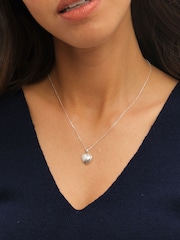 Simply Silver Silver Tone Micro Pave Pendant - Image 3 of 5