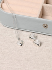 Simply Silver Silver Tone Micro Pave Pendant - Image 4 of 5