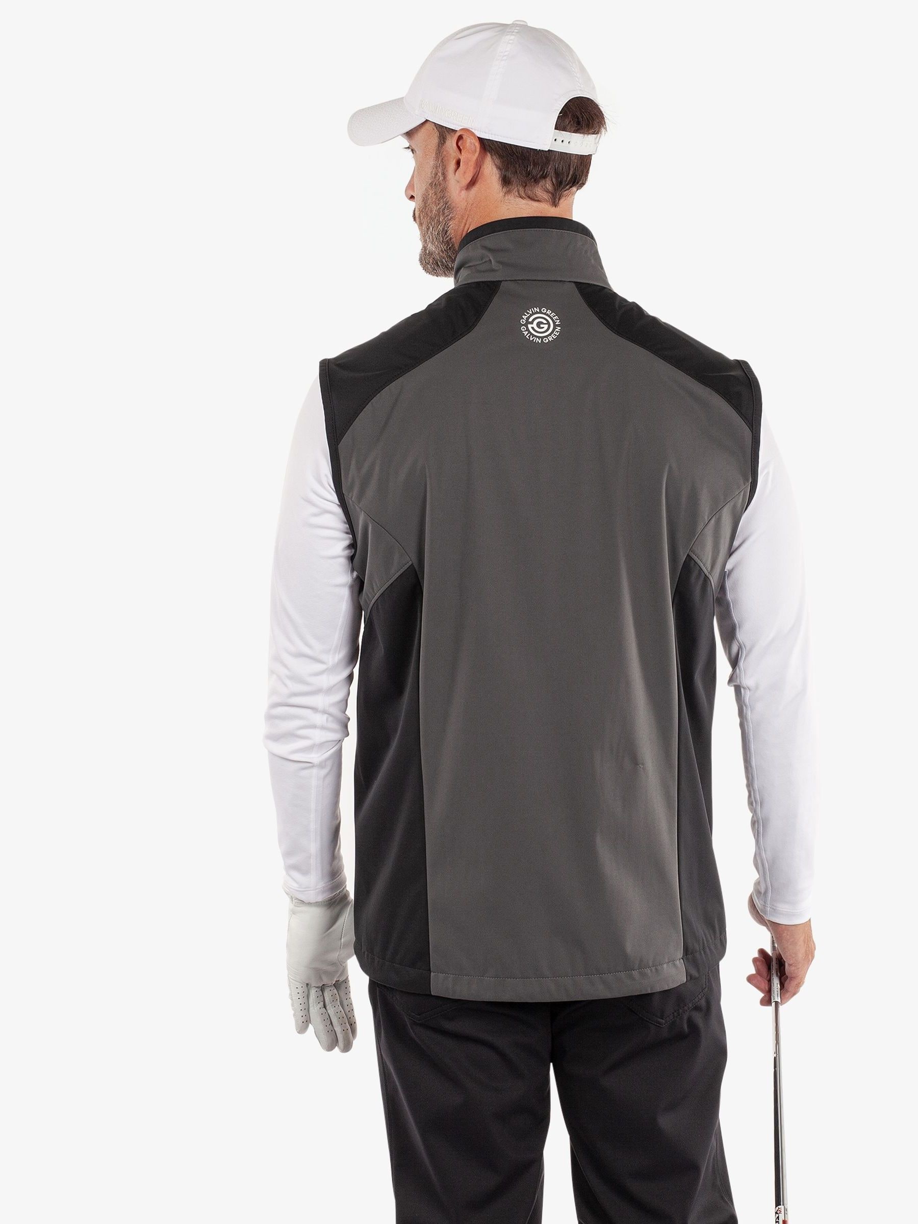 Buy Galvin Green Grey Leo Windproof Golf Vest from Next USA