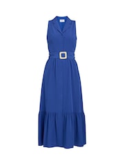 Gina Bacconi Blue Jamie Maxi Shirt Dress - Image 6 of 6