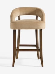 Fine Chenille Sand Remi Bar Stool - Image 4 of 7