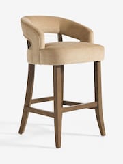 Fine Chenille Sand Remi Bar Stool - Image 5 of 7