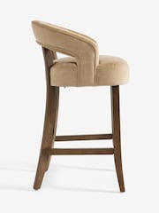 Fine Chenille Sand Remi Bar Stool - Image 6 of 7