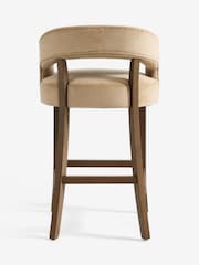 Fine Chenille Sand Remi Bar Stool - Image 8 of 9