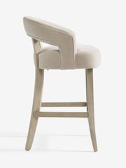 Opulent Chenille Pebble Remi Bar Stool - Image 5 of 6