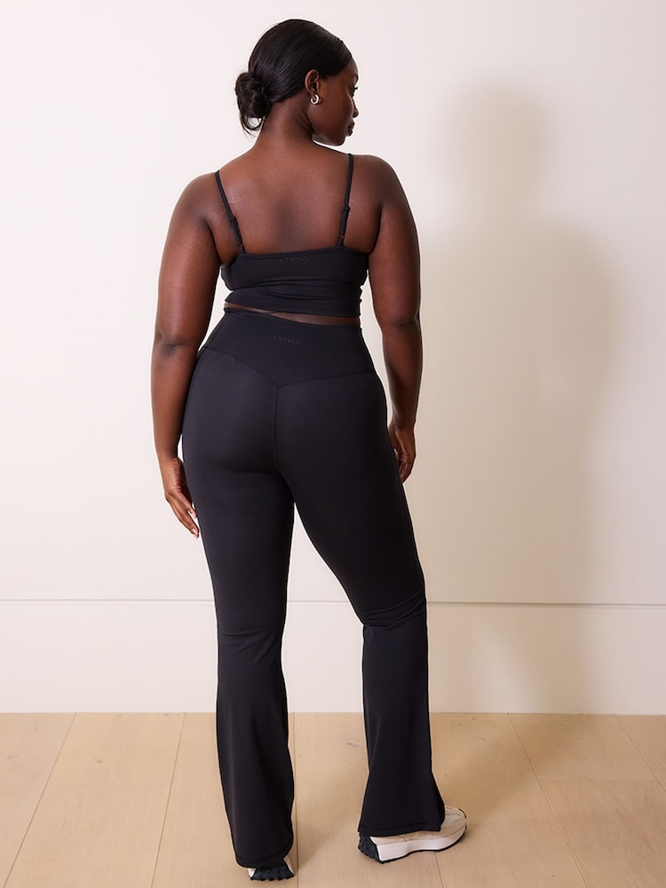 LOVALL Black 24/7 Revitalise Flare Tall Leggings - Image 3 of 3