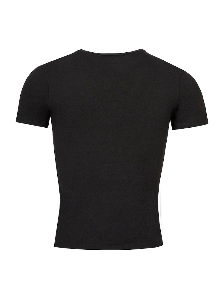 LOVALL Black Ultimate Short Sleeve Everyday T-Shirt - Image 6 of 6 LOVALL Black Ultimate Short Sleeve Everyday T-Shirt - Image 6 of 6