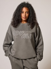 LOVALL Green Oversized ALL SZN Sweatshirt - Image 1 of 4
