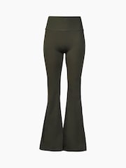 LOVALL Green 24/7 Revitalise Flare Regular Leggings - Image 4 of 5