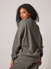 LOVALL Green Oversized ALL SZN Sweatshirt - Image 2 of 4