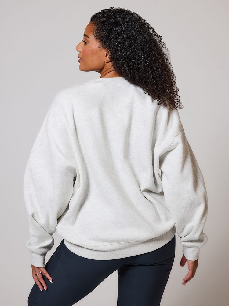 LOVALL Grey ALL SZN Oversized Sweatshirt - Image 2 of 3 LOVALL Grey ALL SZN Oversized Sweatshirt - Image 2 of 3