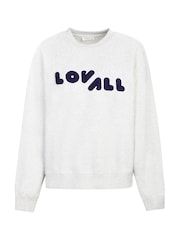LOVALL Grey ALL SZN Oversized Sweatshirt - Image 3 of 3