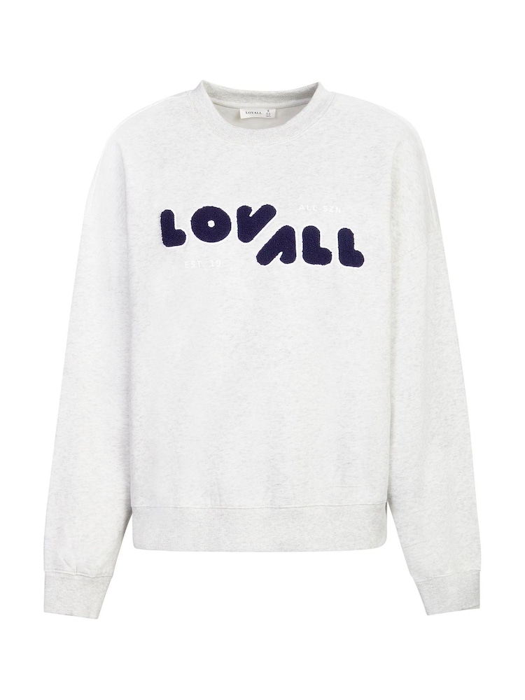 LOVALL Grey ALL SZN Oversized Sweatshirt - Image 3 of 3 LOVALL Grey ALL SZN Oversized Sweatshirt - Image 3 of 3