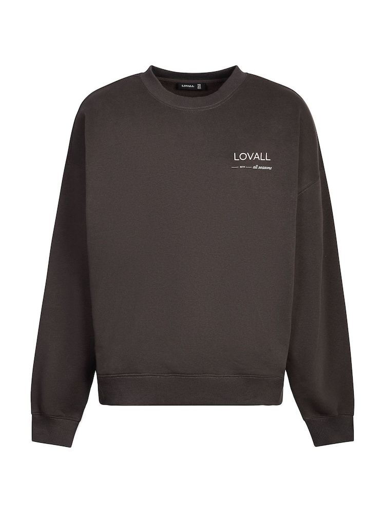 LOVALL Black Oversized ALL SZN Sweatshirt - Image 5 of 5 LOVALL Black Oversized ALL SZN Sweatshirt - Image 5 of 5