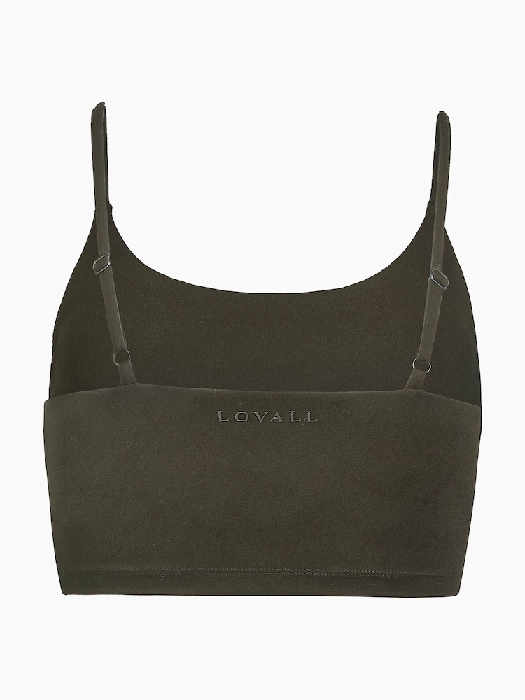 LOVALL Green 24/7 Revitalise Fitted Sports Bra - Image 5 of 5 LOVALL Green 24/7 Revitalise Fitted Sports Bra - Image 5 of 5