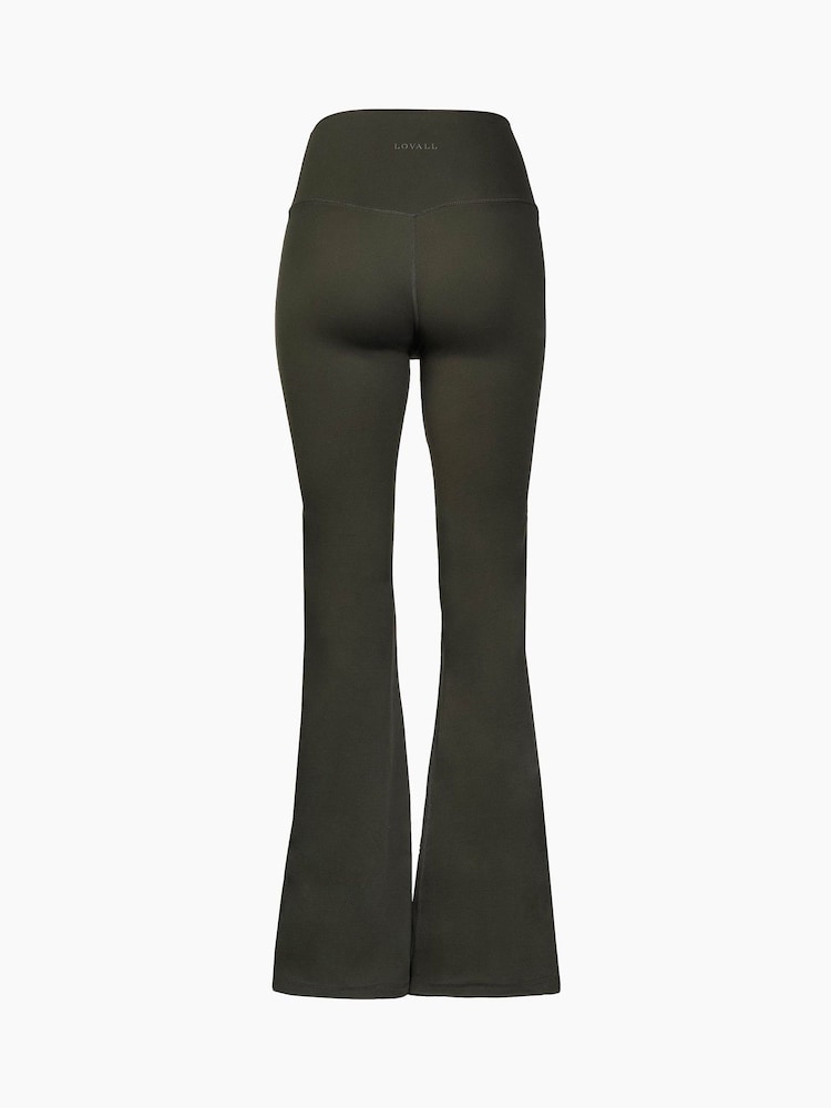 LOVALL Green 24/7 Revitalise Flare Tall Leggings - Image 5 of 5 LOVALL Green 24/7 Revitalise Flare Tall Leggings - Image 5 of 5