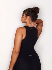 LOVALL Black Empower Sleeveless Round Neck Top - Image 2 of 5