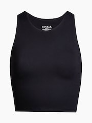 LOVALL Black Empower Sleeveless Round Neck Top - Image 4 of 5